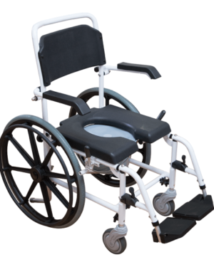 Aspire 440mm Aluminium Commode – Self Propelled